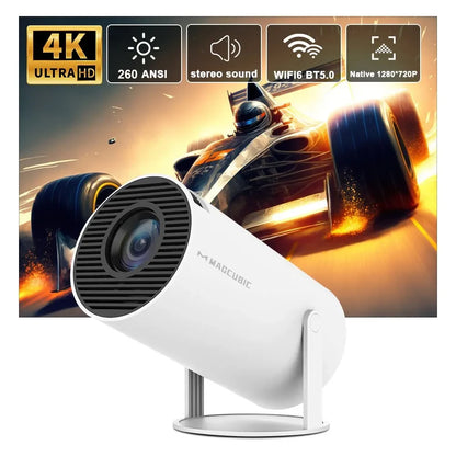 Portable Projector Pro 4K HD LED 2.4/5G WiFi