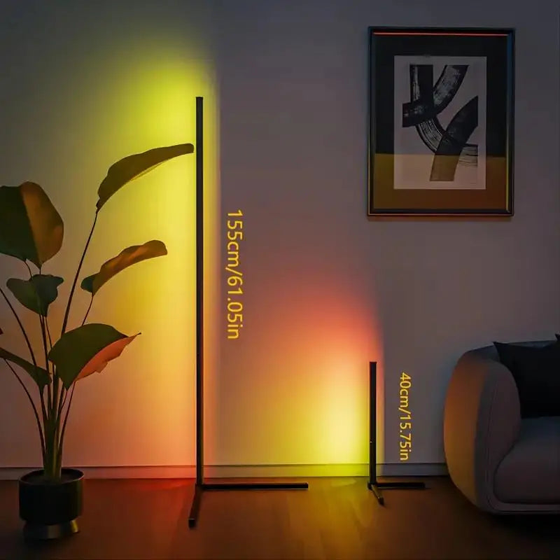 Smart RGB Dream Color Floor Lamp with Music Sync Color Changing With Remote Control