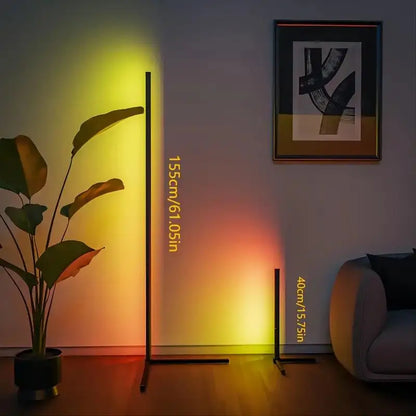 Smart RGB Dream Color Floor Lamp with Music Sync Color Changing With Remote Control