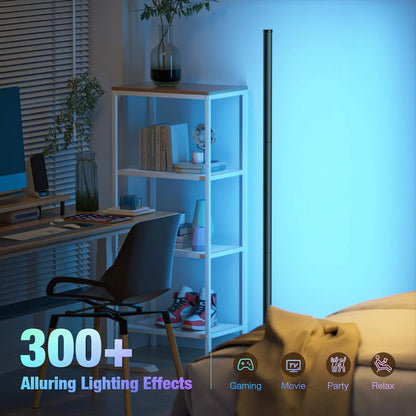 Smart RGB Dream Color Floor Lamp with Music Sync Color Changing With Remote Control